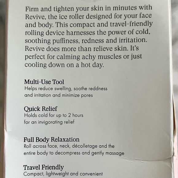 *SALE* Vanity Planet Revive Professional Facial Ice Roller - New in Box - Picture 9 of 9